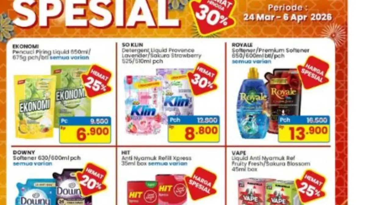 Banyak Diskon! Cek Promo Indomaret Terbaru 28 Maret 2026, Borong Berbagai Kebutuhan dengan Harga Terjangkau Katalog Promo Indomaret Terbaru 28 Maret 2026
