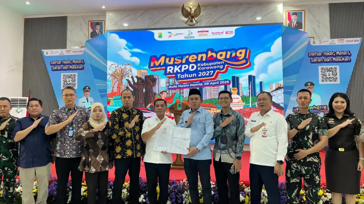 Musrenbang RKPD 2027, Bupati Aep Tegaskan Konektivitas dan Pemerataan Jadi Prioritas Pembangunan Karawang Pemerintah Kabupaten Karawang resmi menggelar Musyawarah Perencanaan Pembangunan (Musrenbang) RKPD Tahun 2027