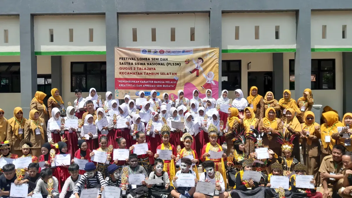 FLS3N Gugus 2 Talajaya Jadi Kawah Candradimuka Talenta Cilik di Tambun Selatan Lomba Seni