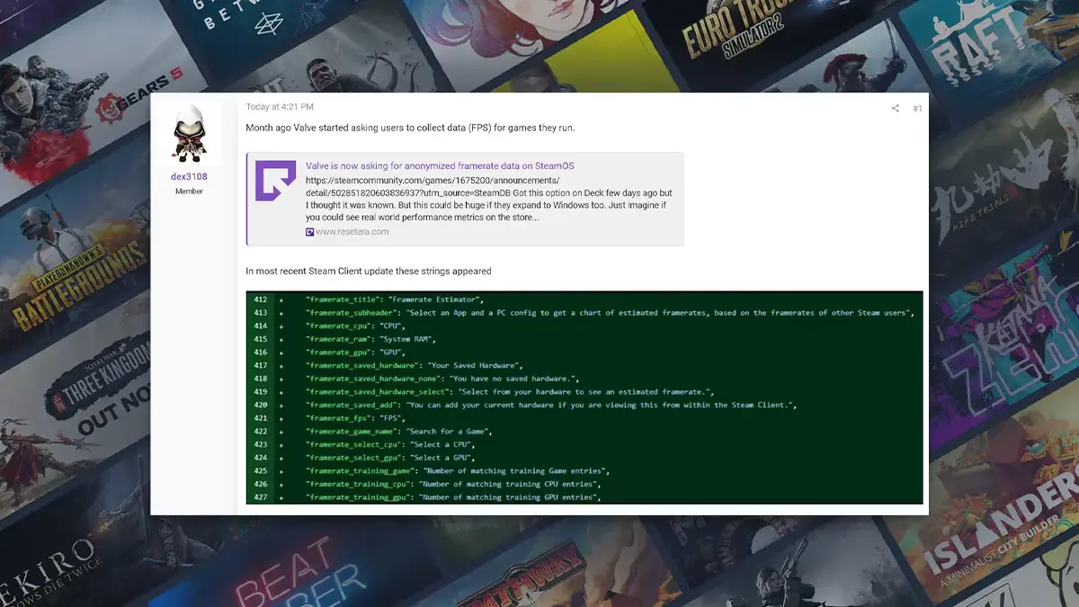 Beli Game Lebih Aman? Steam Uji Fitur Estimasi FPS Beli Game Lebih Aman? Steam Uji Fitur Estimasi FPS