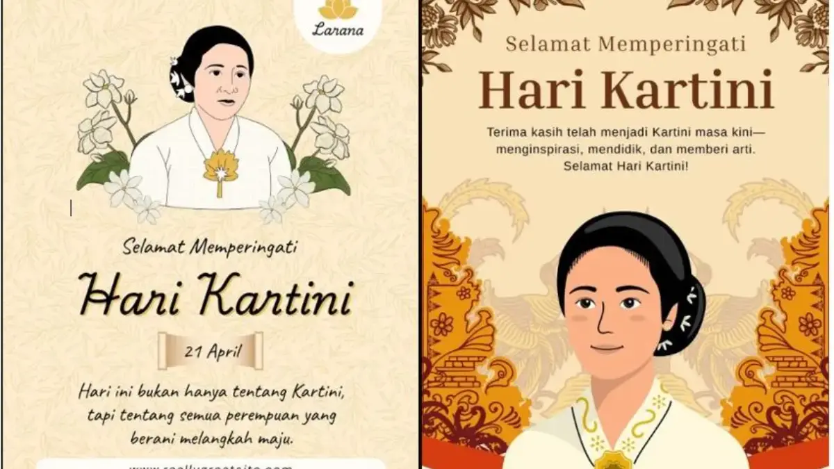 Download Gratis! 20+ Kartu Ucapan Hari Kartini 2026, Cocok untuk Caption Medsos Kartu Ucapan Hari Kartini 2026