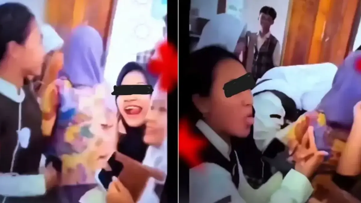 Video Viral Acungkan Jari Tengah ke Guru