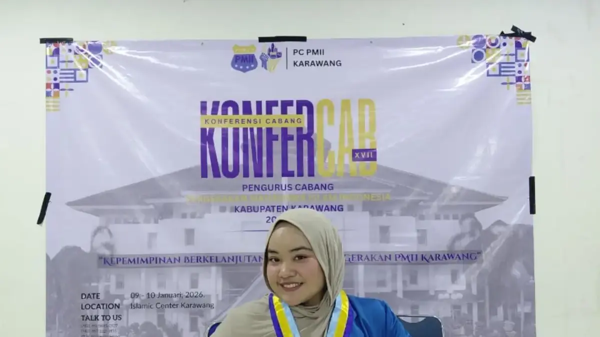 Sekretaris KOPRI PC PMII Kabupaten Karawang, Andini Fatharani