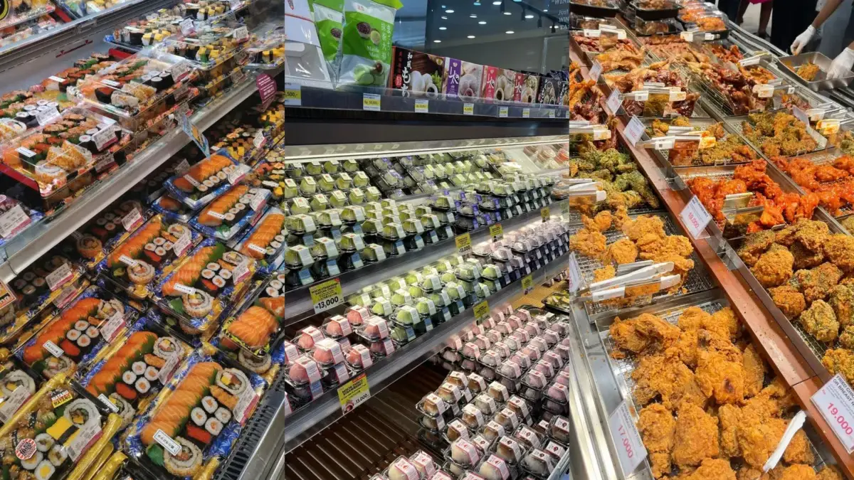 Street Food Zone Sushi di AEON Deltamas