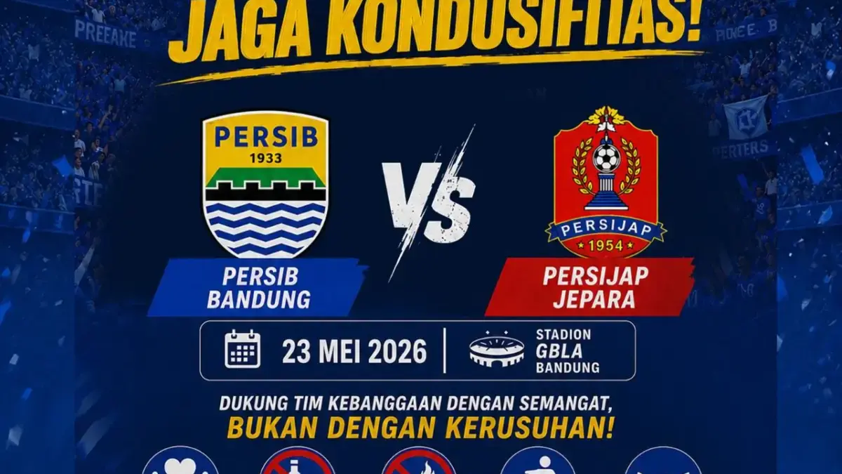 Kapolres Karawang Ajak Bobotoh Jaga Ketertiban dan Hindari Aksi Provokatif Saat Nobar Nobar Persib Bandung vs Persijap Jepara