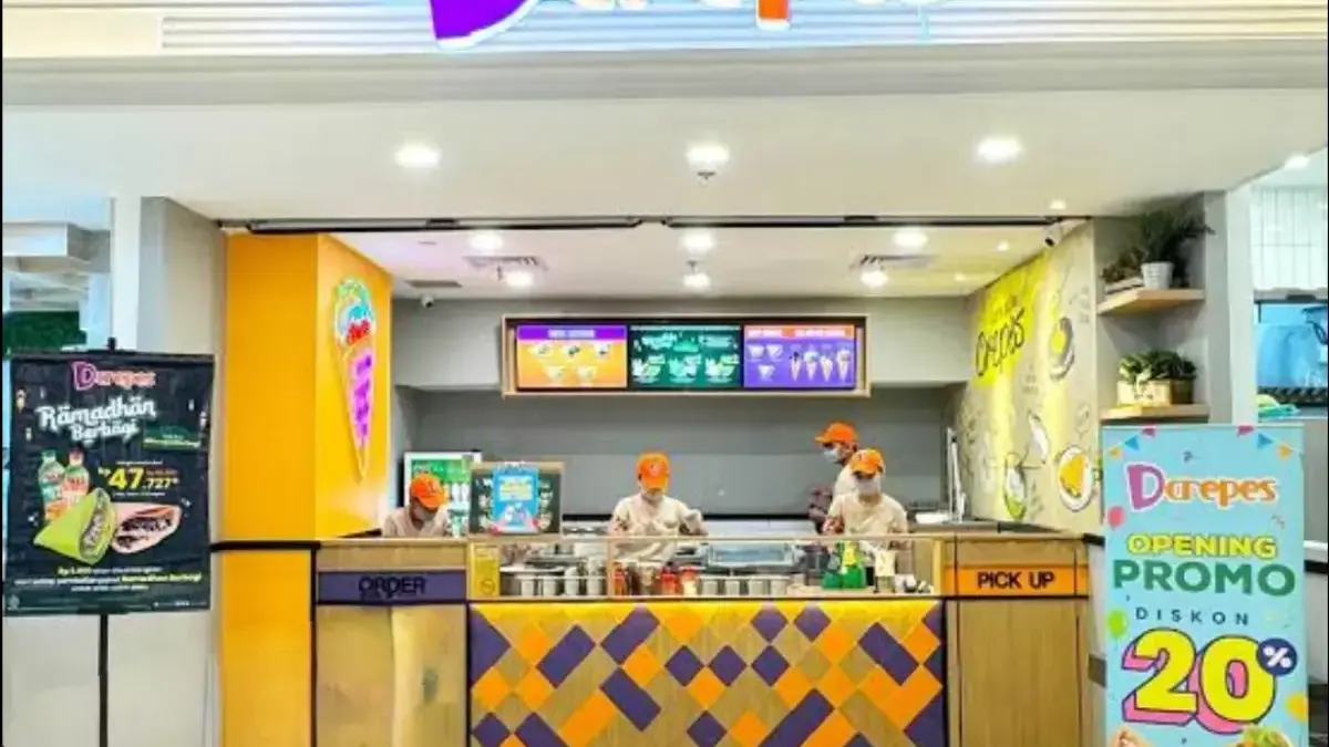 D\'crepes AEON Deltamas, Ngemil Crepes Manis & Asin yang Viral di Food Court!