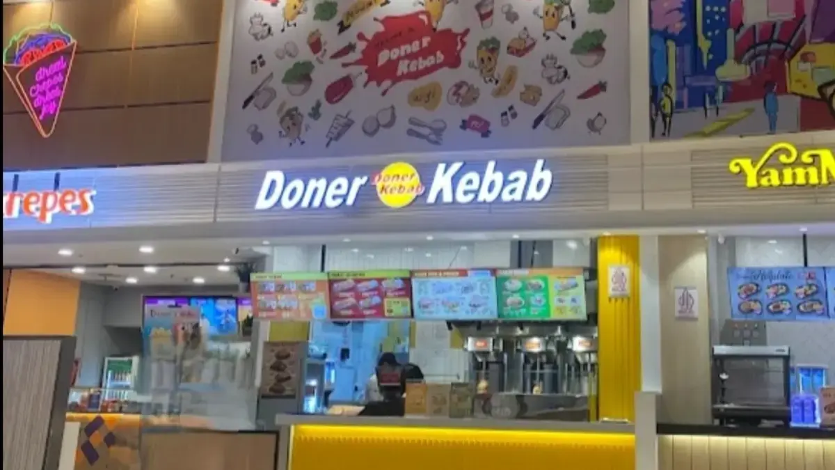 Doner Kebab AEON Mall Deltamas, Camilan Kebab Roti & Daging Gurih di Food Court Lantai 2!