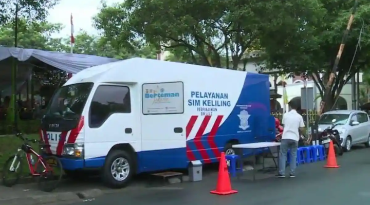 ilustrasi SIM keliling