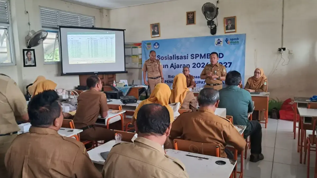 Pemerintah Kabupaten Bekasi melalui Dinas Pendidikan mulai menggelar sosialisasi Sistem Penerimaan Murid Baru