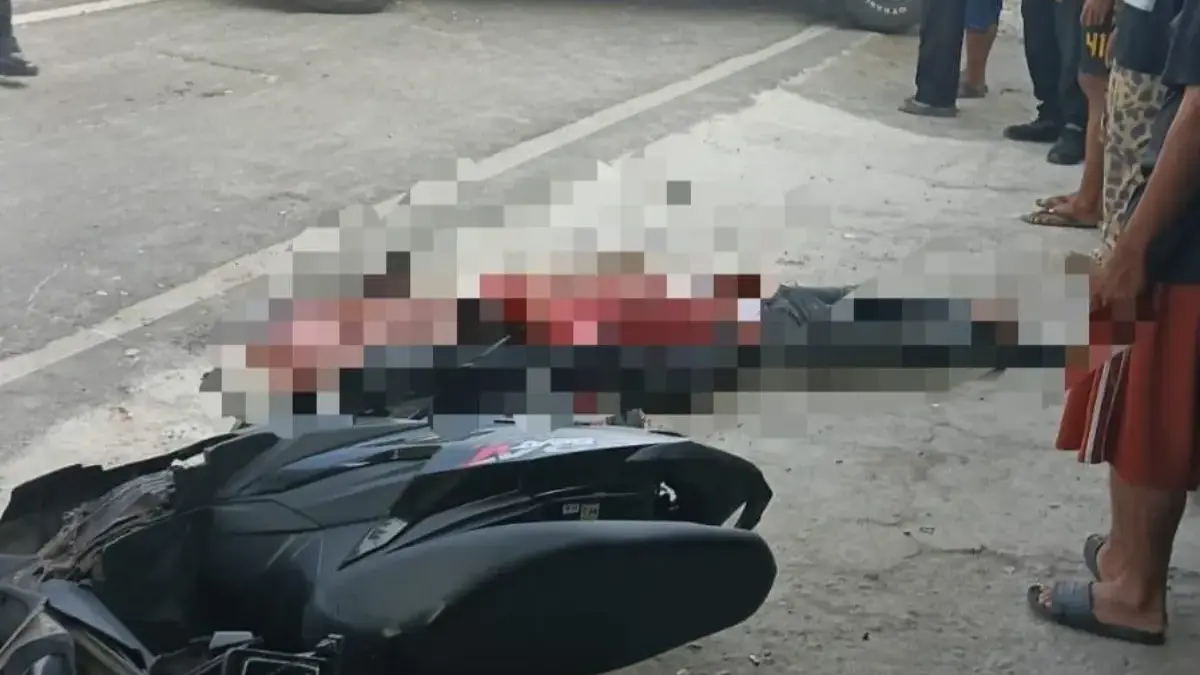 Kecelakaan lalu lintas melibatkan dua sepeda motor terjadi di Jalan Raya Proklamasi, Kelurahan Tunggakjati