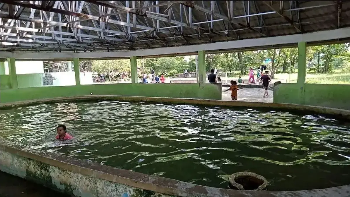 Pemandian air panas (Hot Springs) di Natar Lampung.