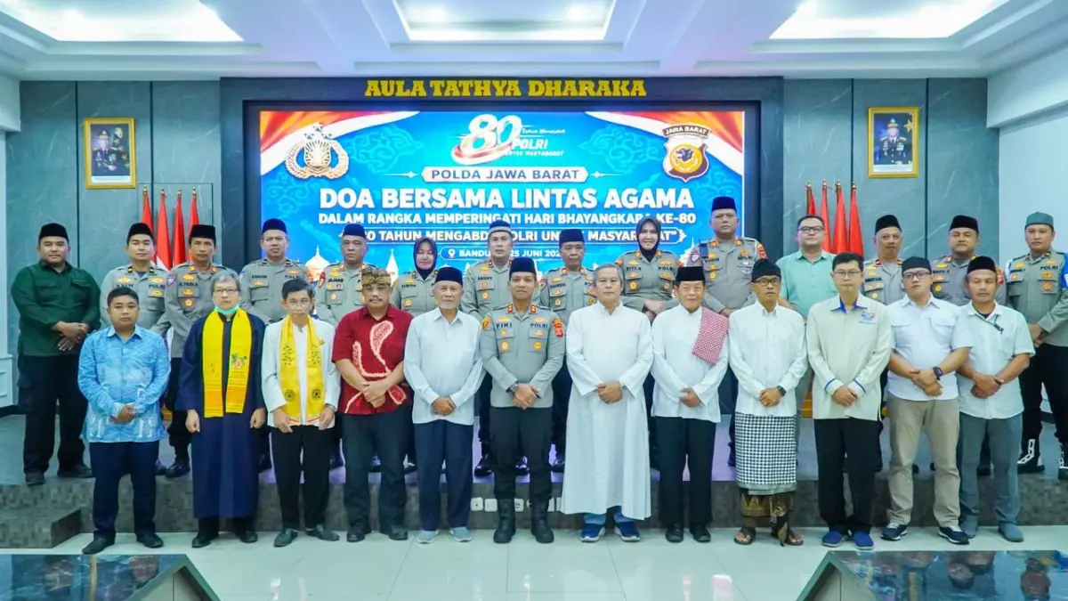 Doa Lintas Agama Polres Karawang