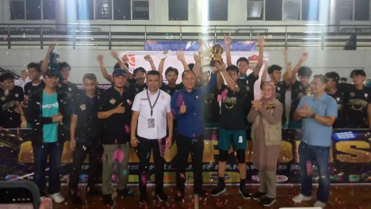 kejuaraan bola basket BNI Divisi Pelajar Karawang