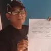 Ketua Panitia Festival Sepak Bola Usia Dini Pantai Samudera Baru, Bayu Gunawan, di momen drawing grup.