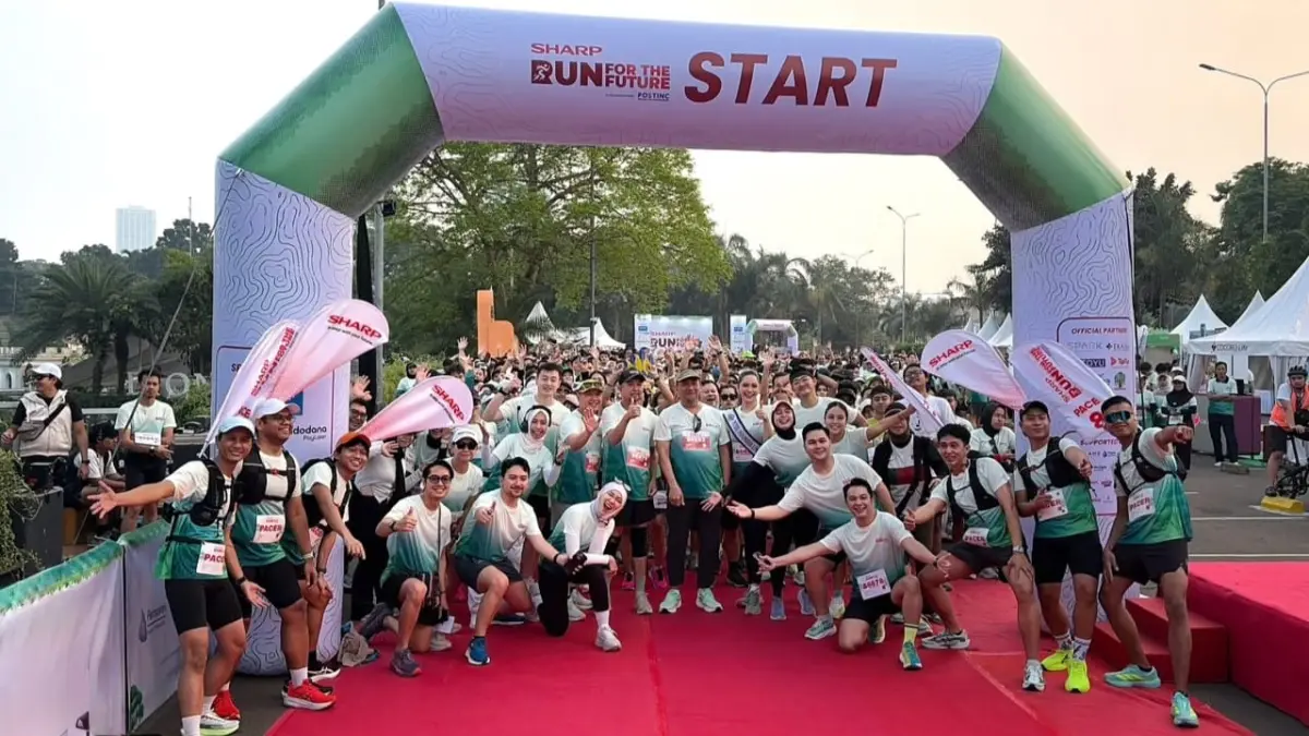 Rayakan 56 Tahun di Indonesia, Sharp Indonesia Sukses Gelar “Run for the Future” Sharp Indonesia Sukses Gelar Run for the Future
