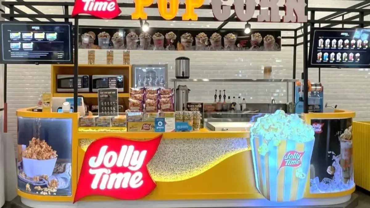 Jolly Time Popcorn AEON Mall Deltamas, Microwave Popcorn Gourmet dengan Wangi Menggoda!