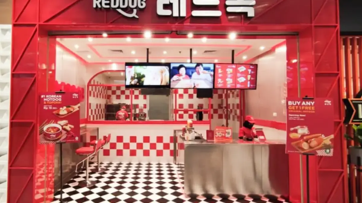 Reddog AEON Deltamas, Tteokpokki & Corndog Korea Murah & Promo Buy Any Food Get Free Snack!