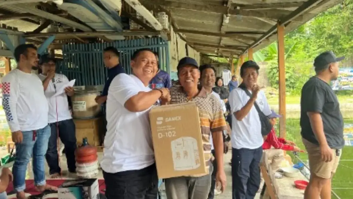 Bangun Soliditas Kader dan Relawan, Mulyadi Kencleng Gelar Mancing Gratis Berhadiah di Pemancingan Uje mancing