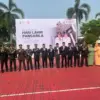 Bupati dan Wakil Bupati Karawang beserta jajaran Forkopimda selesai upacara hari lahir Pancasila.