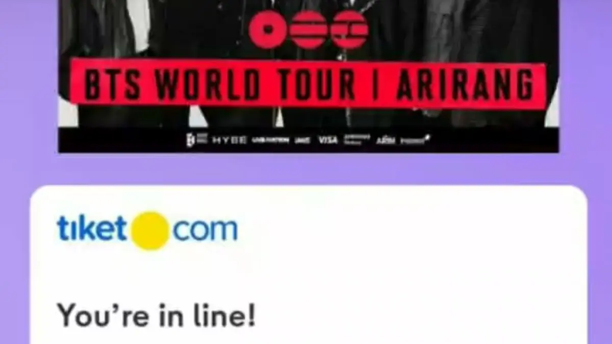 War Tiket BTS ARIRANG Day 3 Pecah Rekor! General Sale Hari Ini Tembus 1,5 Juta Antrean