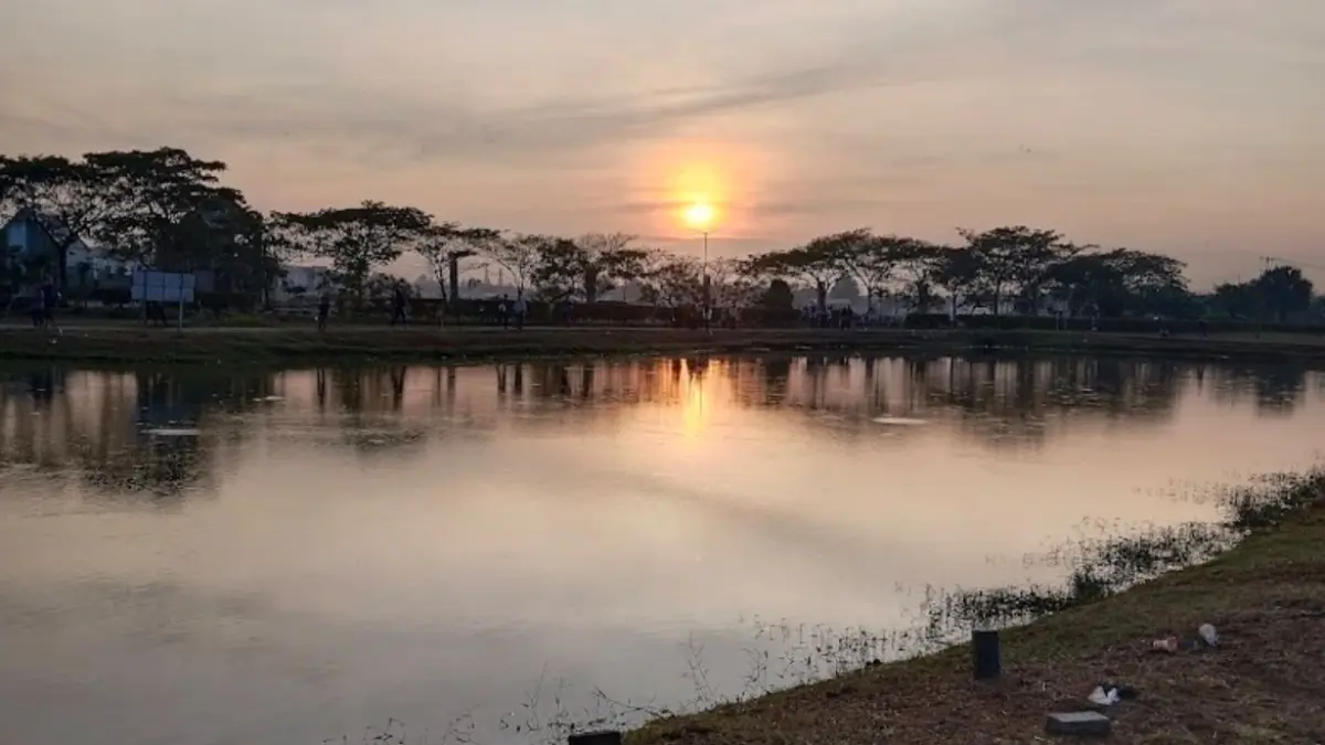 Danau Kartika di kawasan Perumahan Kartika Residence