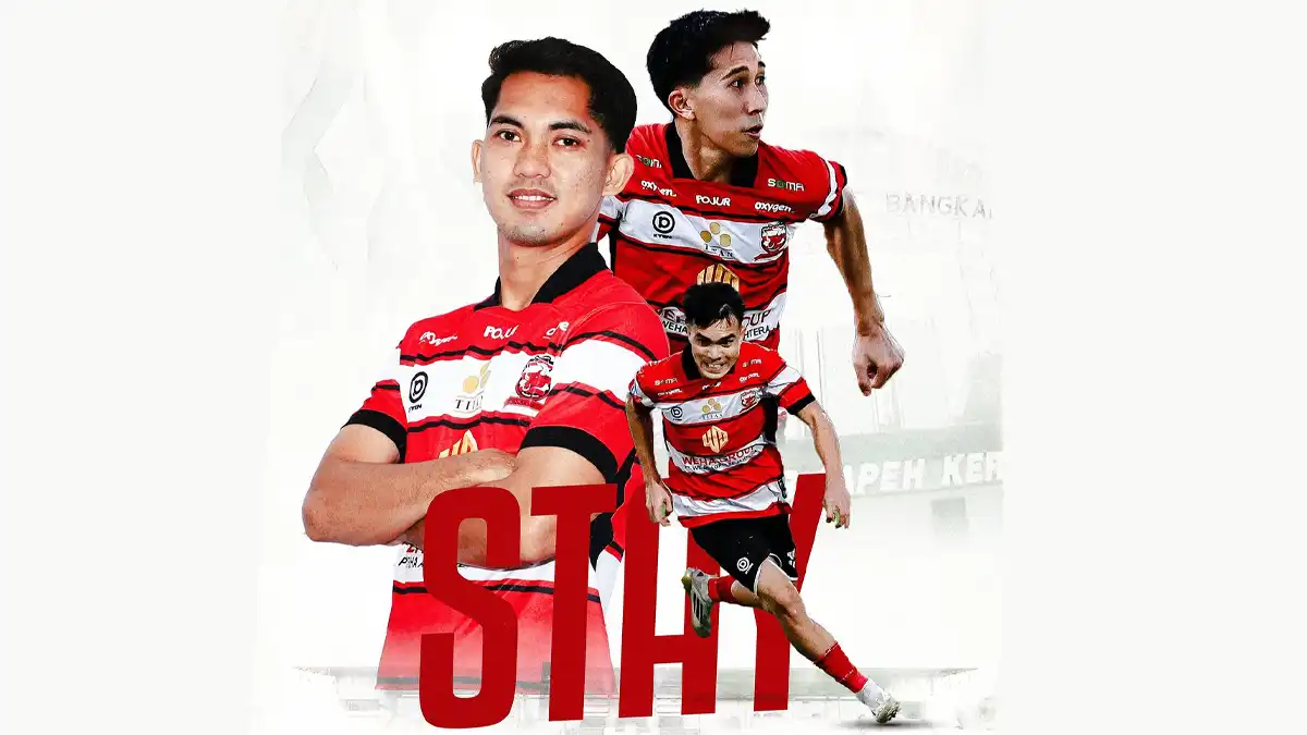 Madura United Pertahankan Ilhamsyah, Taufany, dan Paulo untuk Super League 2026/27 Madura United Pertahankan Ilhamsyah, Taufany, dan Paulo untuk Super League 2026/27