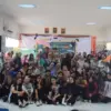 Mahasiswa Program Studi Ilmu Komunikasi Universitas Singaperbangsa Karawang menggelar kegiatan Rajut Branding