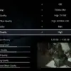 graphic settings