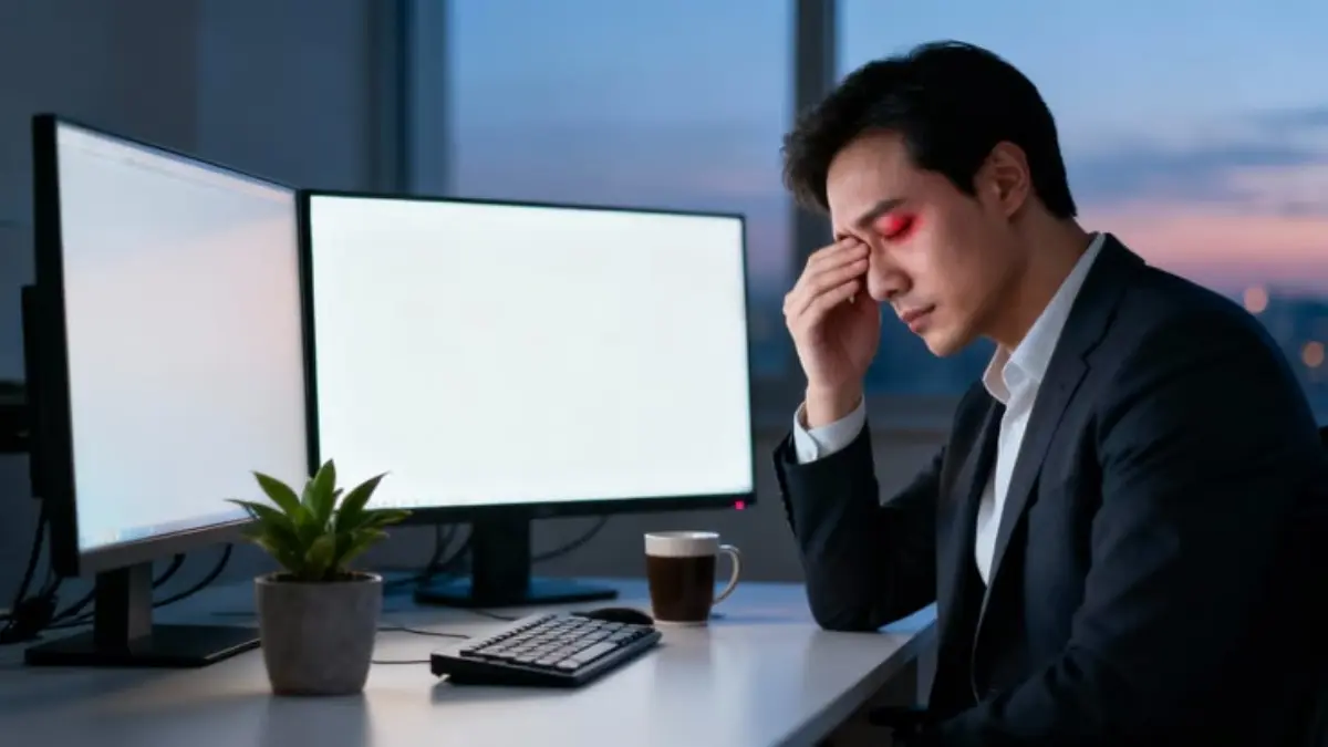 Mata Lelah Tiap Sore? 12 Tips Simpel Biar Mata Lebih Sehat Meski Kerja 8 Jam Lebih Mata Lelah Tiap Sore? 12 Tips Simpel Biar Mata Kantor Lebih Sehat Meski Kerja 8 Jam Lebih