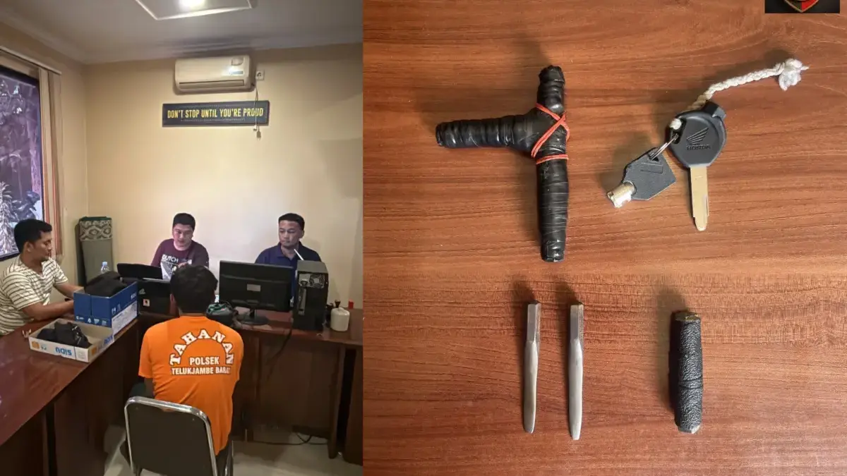 Pelaku curanmor diamankan