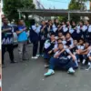 tim bola voli putra dan putri Karawang bersama Plt Ketum PBVSI Kabupaten Karawang