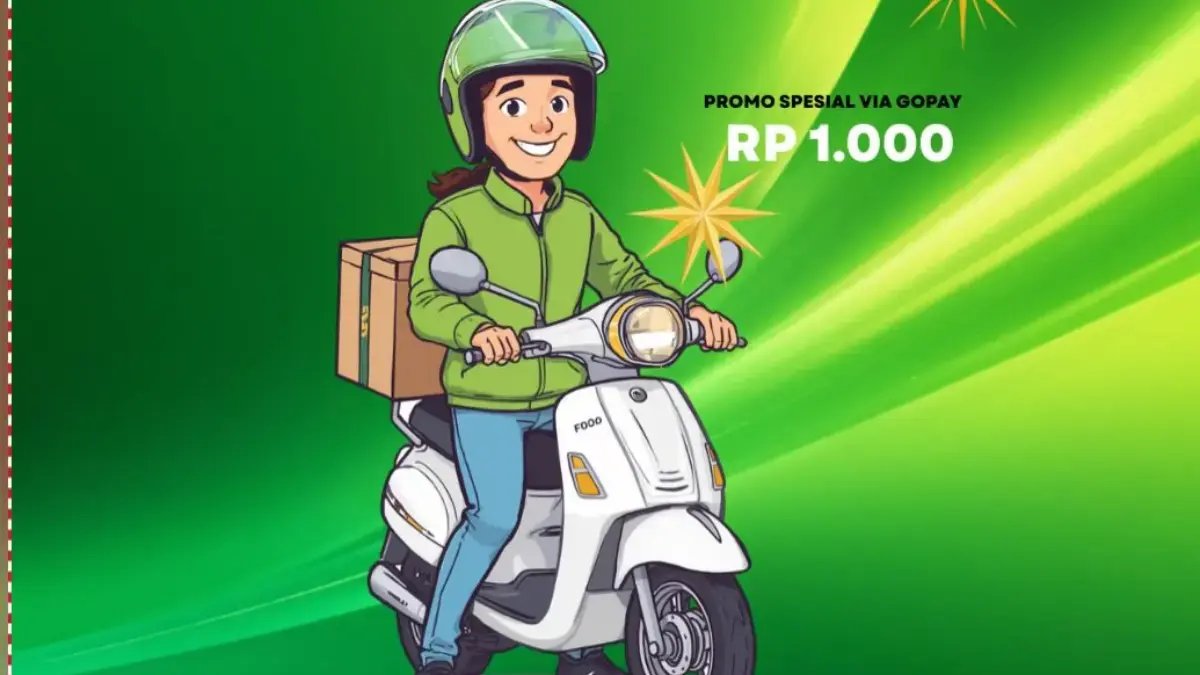Nikmati Promo Tarif Mulai Rp1.000-an Pesan GoRide dan GoFood Kini Bisa Lewat Aplikasi GoPay Nikmati Promo Tarif Mulai Rp1.000-an Pesan GoRide dan GoFood Kini Bisa Lewat Aplikasi GoPay