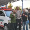 Momentum Hari Bhayangkara, Satlantas Polres Karawang Renovasi Ambulans Komunitas Ojol