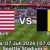 SEDANG BERLANGSUNG! Live Streaming Amerika Serikat vs Belgia 16 Besar Piala Dunia