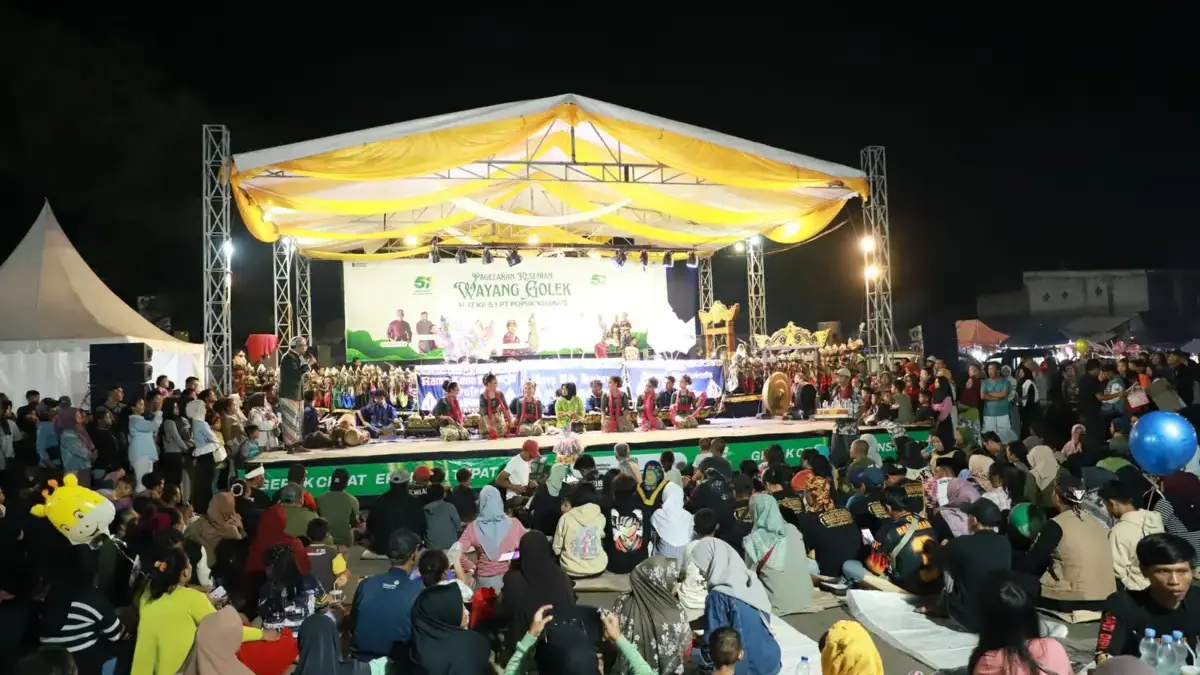 HUT ke-51, Pupuk Kujang Pentaskan Kolaborasi Tiga Dalang Asli Cikampek PT Pupuk Kujang