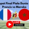 Live Streaming Perempat Final Piala Dunia 2026 Prancis vs Maroko
