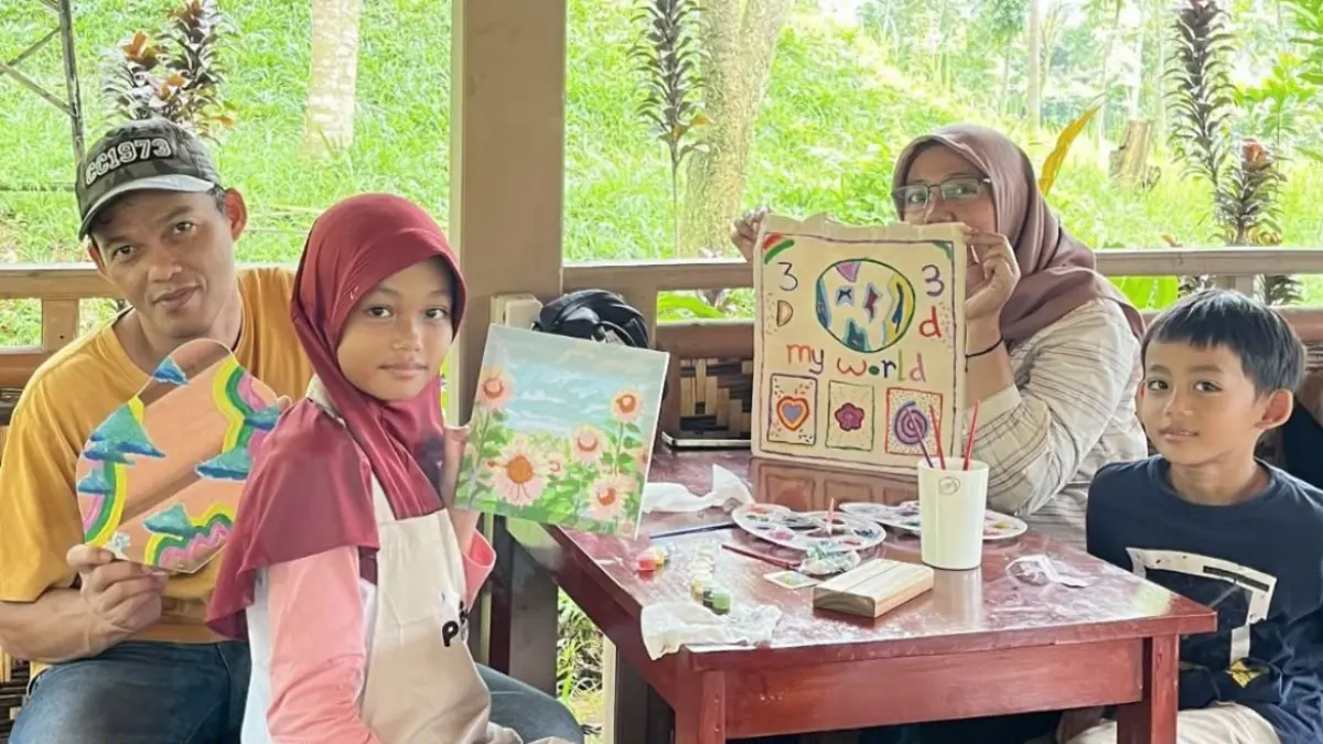 Wisata Alam Kaliwungu ada Paleta Art Space