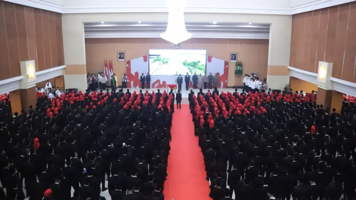 Lantik 1.564 Anggota BPD, Plt Bupati Bekasi Ingatkan Netralitas Pilkades Hingga Skala Prioritas Desa Pelantikan BPD Kabupaten Bekasi