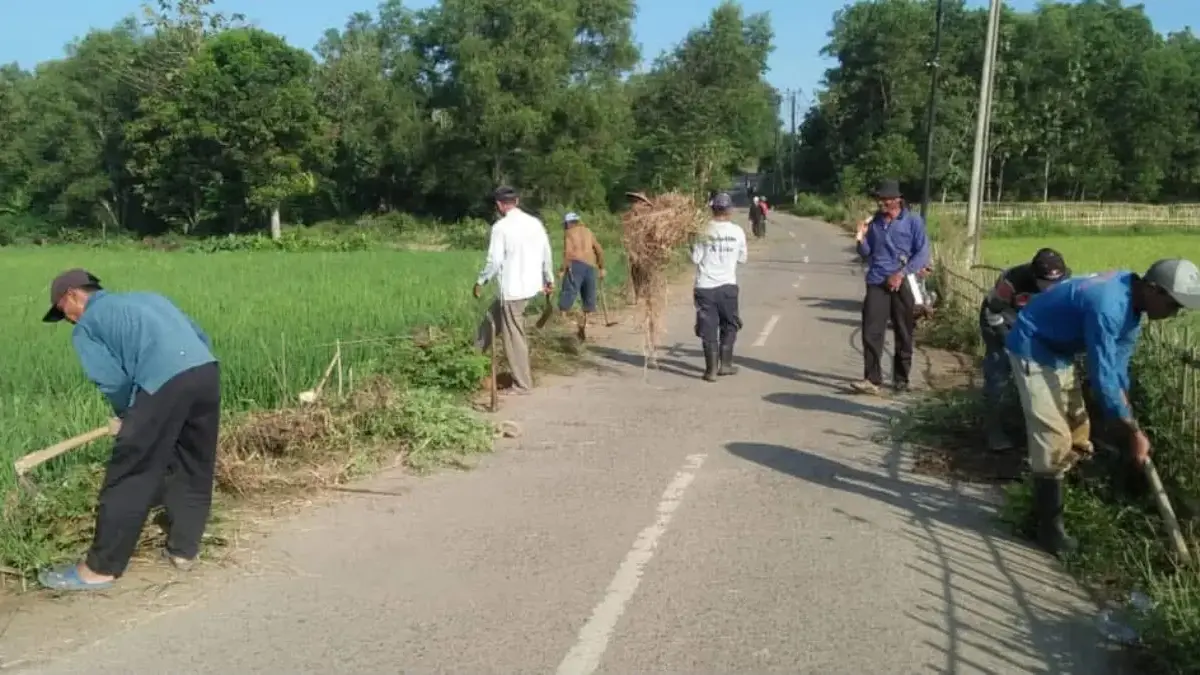 Suasana khas pedesaan Desa Ridogalih