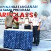 Penandatangan Kerja Sama PT Sharp Electronics Indonesia dengan SMKN 35 Jakarta