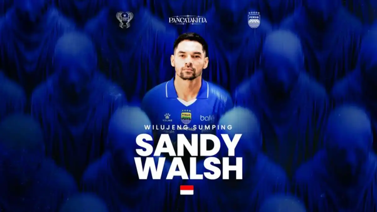 Wilujeng Sumping! Sandy Walsh Resmi Jadi Pemain Baru Persib Bandung Sandy Walsh