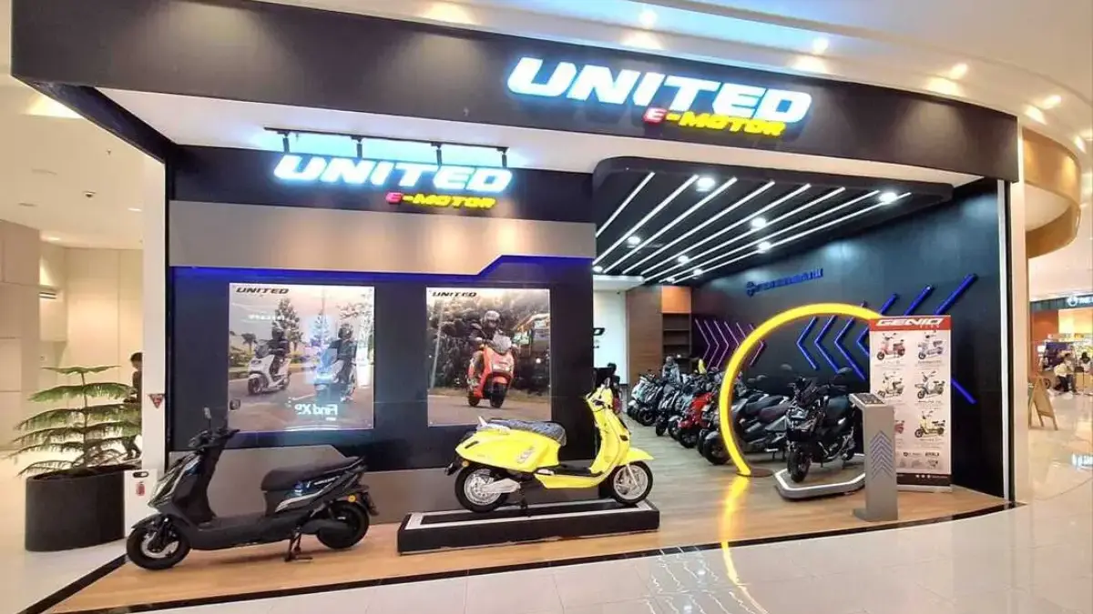 United E-Motor AEON Deltamas, Tempat Melihat Motor Listrik Modern dari Dekat United E-Motor AEON Deltamas, Tempat Melihat Motor Listrik Modern dari Dekat