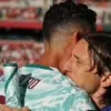 Kapten Portugal Cristiano Ronaldo dan Kapten Krosia Luka Modric