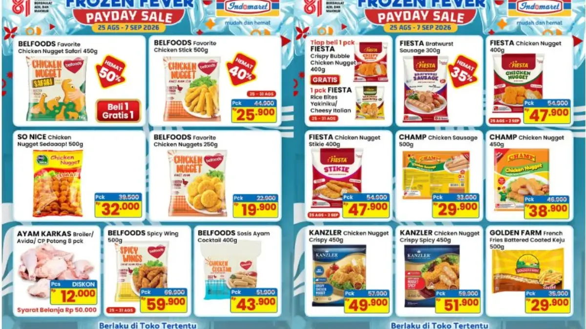 Promo JSM Indomaret Terbaru 28-30 Agustus 2026, Banjir Diskon Super Hemat! Promo JSM Indomaret
