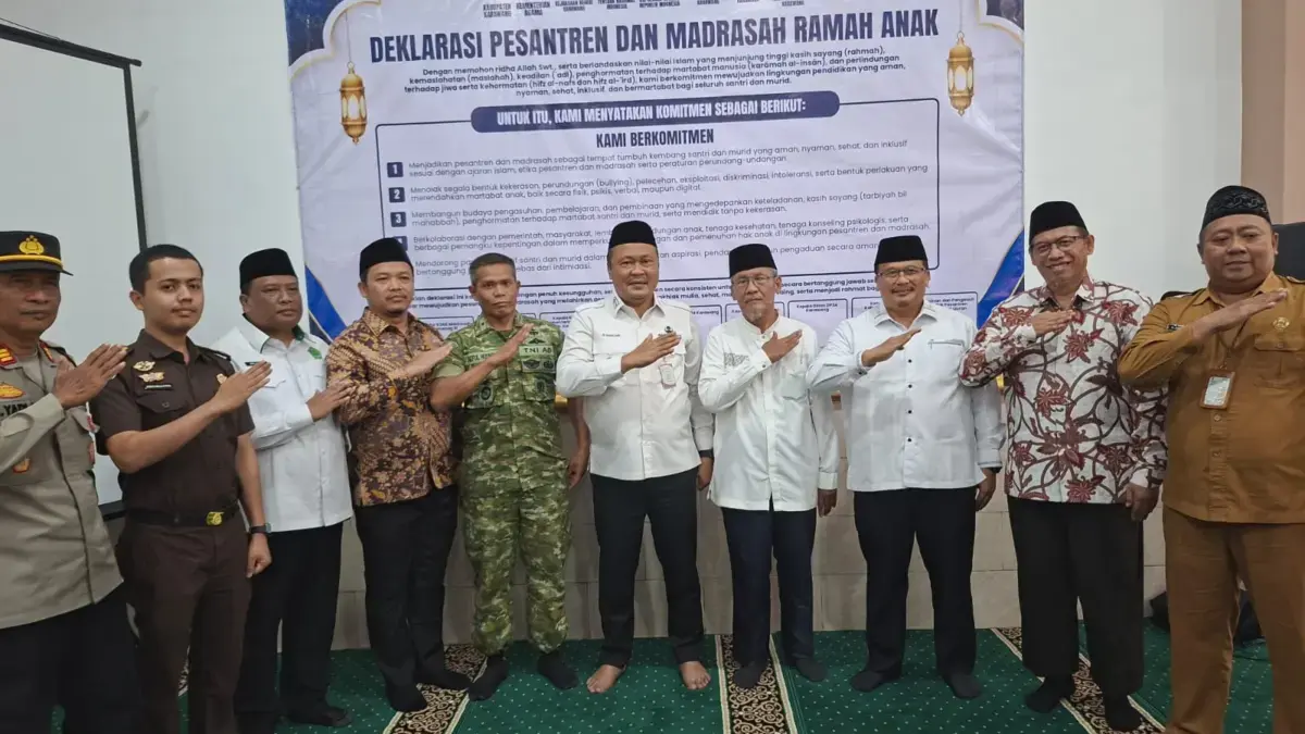 Deklarasikan Pesantren dan Madrasah Ramah Anak.