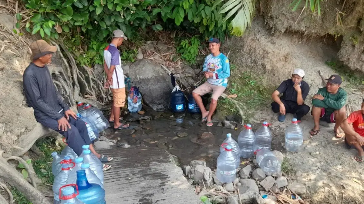 Mata Air Binong Tetap Mengalir di musim kemarau