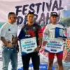 Dapat medali emas nomor SUP 200 meter dalam Festival Perahu Naga Kota Depok