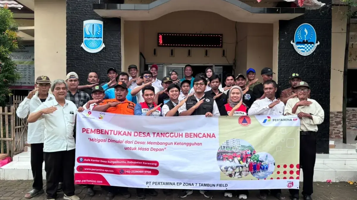 Desa Tangguh Bencana, Pertamina EP Perkuat Kesiapsiagaan Masyarakat Karawang Pertamina EP Perkuat Kesiapsiagaan Masyarakat Karawang.
