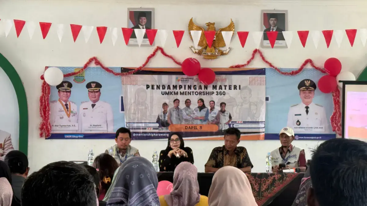 50 Pelaku UMKM Cibuaya Dapat Pembekalan Mentorship 2026.
