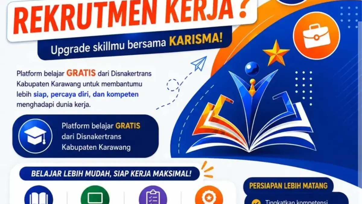 Disnakertrans Karawang Luncurkan Platform Gratis \'KARISMA\'